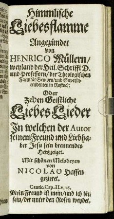 Himmlische Liebesflamme