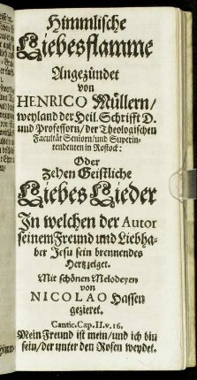 Himmlische Liebesflamme