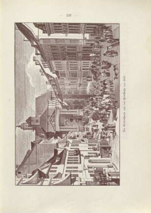Die Brüderstraße mit der Petrikirche um 1800