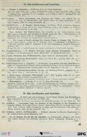 Alte Landkarten und Ansichten (Nr. 890-1095)