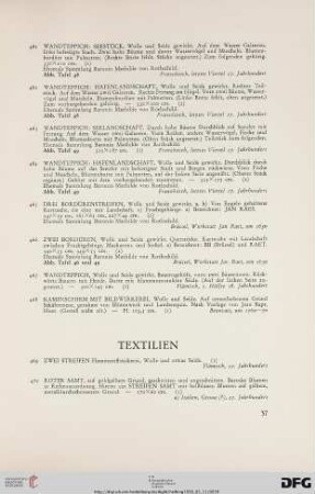 Textilien (Nr. 469-479)