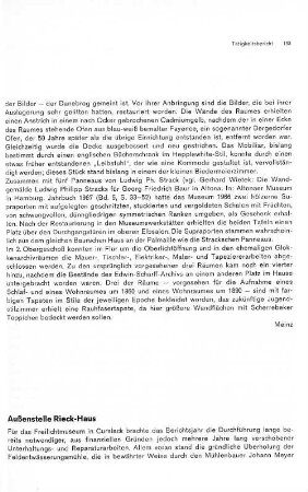 Außenstelle Rieck-Haus