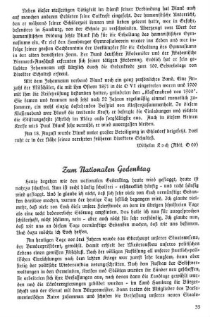 Zum Nationalen Gedenktag