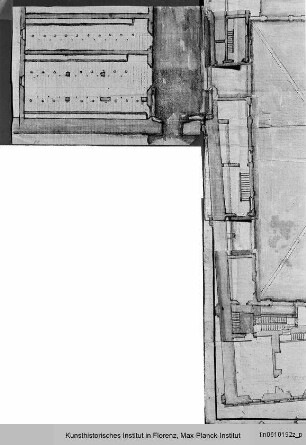 Grundriss des Erdgeschosses des Palazzo Reale in Siena