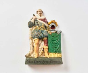 Relieffigur: Herzog Johann Friedrich