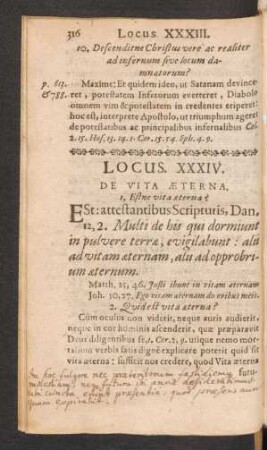 Locus XXXIV. De Vita Aeterna