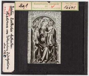 Berlin, Deutsches Museum: Kölnisches Diptychon, Madonna