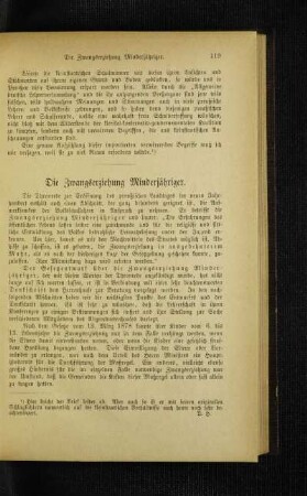 ¬Die¬ Zwangserziehung Minderjähriger
