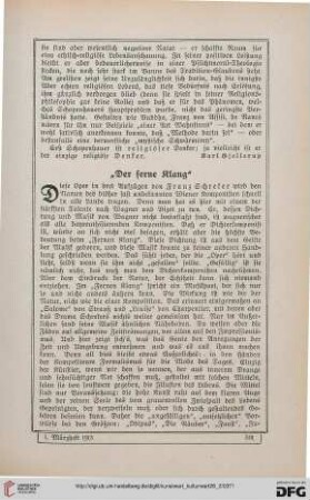 26: "Der ferne Klang"