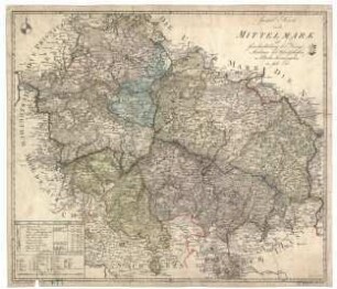 Spezialkarte von der Mittelmark