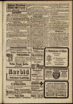 Zweite Ausgabe vom Dienstag, den 18. November 1919.