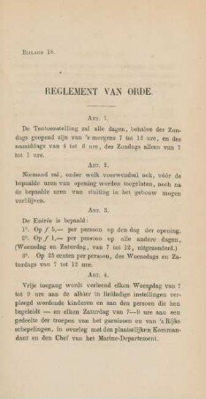 Bijlage 18. Reglement van orde