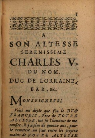 Histoire de l'emprisonnement de Charles IV. Duc de Lorraine détenu par les Espagnols dans le Chateau de Tolède