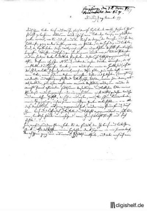 1: Brief von Friedrich Victor Leberecht Plessing an Johann Wilhelm Ludwig Gleim