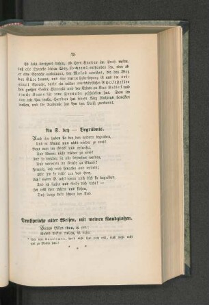 Denksprüche alter Weisen, mit meinen Randglotzen.