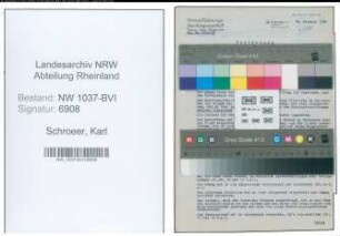 Entnazifizierung Karl Schroeer , geb. 27.08.1888 (Direktor)
