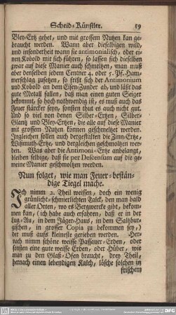 Nun folget, wie man Feuer-beständige Tiegel mache