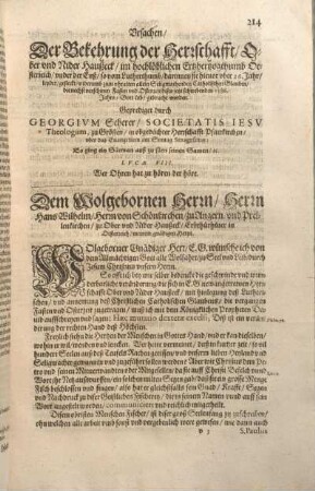 Vrsachen, Der Bekehrung der Herrschafft, Ober vnd Nider Haußeck, im hochlöblichen Ertzhertzogthumb Oesterreich