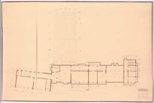 Grünflächen an der Schule Kressbronn: Schule: Grundriss Untergeschoss 1:100 (Zeichnung des Architekten)