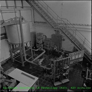 Wasserversuchsstand im Institut für Neutronenphysik und Reaktortechnik (INR)
