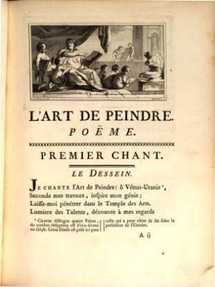 L' art de peindre : poëme