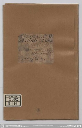 Suites - Mus.2392-N-11 : strings, woodwinds, bc - B|b; TWV 55: B 10