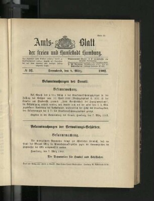No. 32. 8. März. 1902.