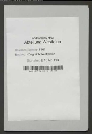 Verpachtung der domkapitularischen Koppeljagd im Paderborner Jagddistrikt an von Weichs in Paderborn