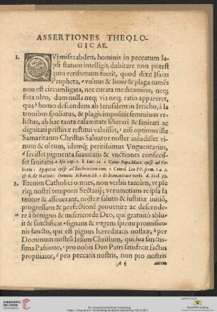 Assertiones Theologicae