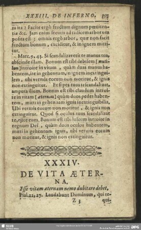 XXXIV. De Vita Aeterna