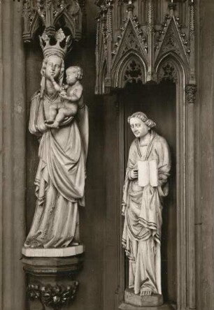 Madonna mit Kind und der Evangelist Johannes