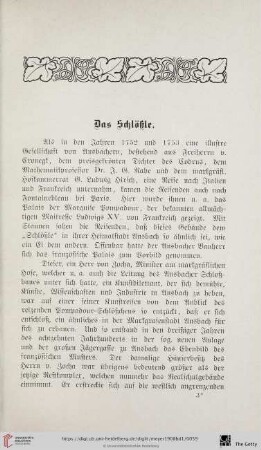 Das Schlößle