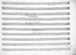 Sonatas, vl, clav, MunB 2a.Vl-S5, D-Dur - BSB Mus.ms. 3476 : [title page, clav:] Sonata // pour // Clavecin // et // Violon // Del Sig. di Beecke // [at the tail, at right:] Schletterer // N o 80 // [title page, vl:] Violino // Del Sig. di Beecke // [at the tail, at right:] Schletterer
