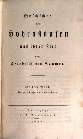 Geschichte der Hohenstaufen und ihrer Zeit. 3