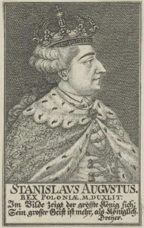 Bildnis von Stanislavs Augvstus, König von Polen