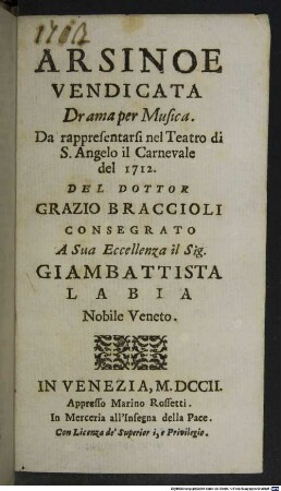 Arsinoe vendicata