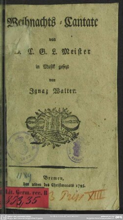 Weihnachts-Cantate