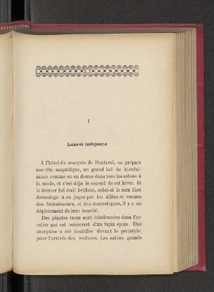 I Luxe et indigence