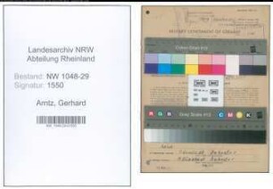 Entnazifizierung Gerhard Arntz , geb. 23.01.1899 (Beamter)