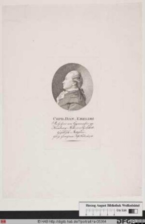 Bildnis Christoph Daniel Ebeling