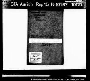 Die Genehmigung für den Dr. med. Anton Heinrich Jung in Emden zur Niederlassung als praktischer Arzt