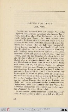 Käthe Kollwitz (geb.1867)