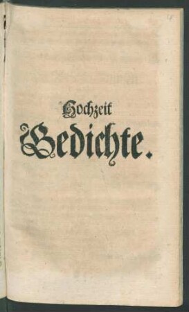Hochzeit Gedichte