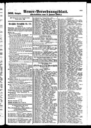 306.Ausgabe. Donnerstag, 7. Januar 1915