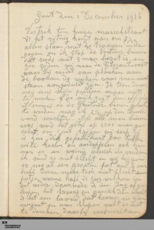 Tagebuch, 01. Dezember 1916 - 17. Juni 1917