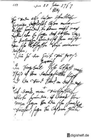 589: Brief von Anna Louisa Karsch an Sophie Dorothea Gleim