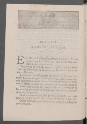 Capítulo LI - El triunfo de un tirano