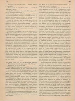 179-181 [Rezension] Hauff, Walter von, Die Entstehung des Alten Testaments