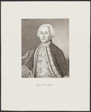 Icones Professorum Marpurgensium — Bildnis des Johann Andreas Hofmann (1716-1795)