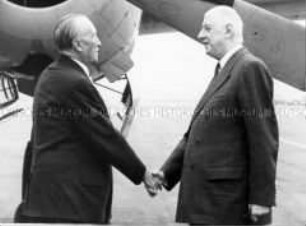Kornad Adenauer und Charles de Gaulle